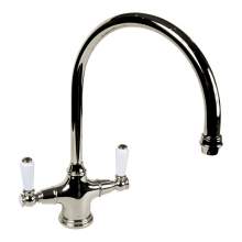 Shaws Ribble Twin Lever Monobloc Kitchen Tap