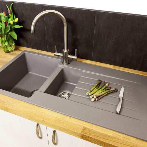 Reginox Harlem 15 1.5 Bowl Granite Sink