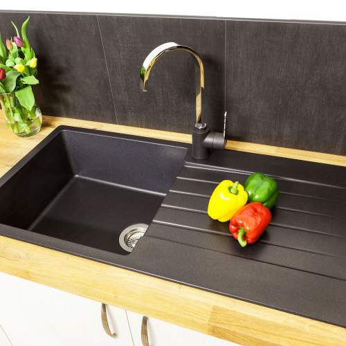 Reginox Harlem 10 Single Bowl Granite Sink