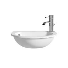 Aquabro Space Saver 490 x 355mm 1 Tap Hole Semi Recessed Basin