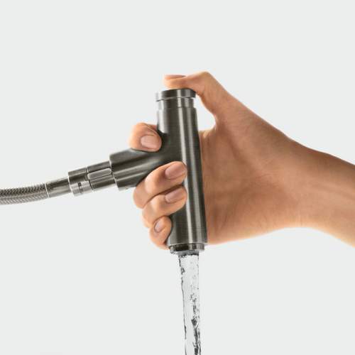 Hansgrohe Metris Select 240 Single Lever Kitchen Mixer Tap with Pull-out Spray Spout