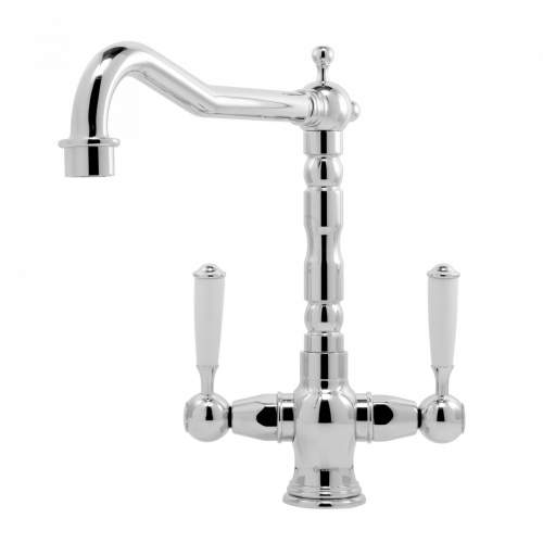 Caple Hadley Twin Lever Traditional Kitchen Tap