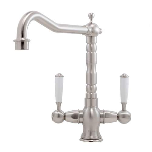Caple Hadley Twin Lever Traditional Kitchen Tap