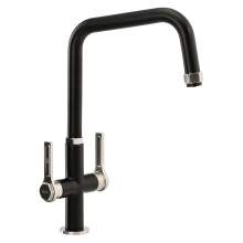 Abode HEX Monobloc Twin Lever Kitchen Tap AT2092
