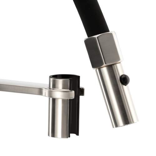 Abode HEX Professional Single Lever Pull Out Kitchen Tap AT2094