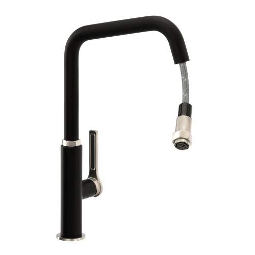 Abode HEX Single Lever Pull Out Kitchen Tap AT2088