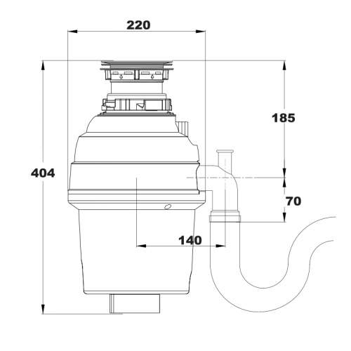 Reginox RD70 Waste Disposer