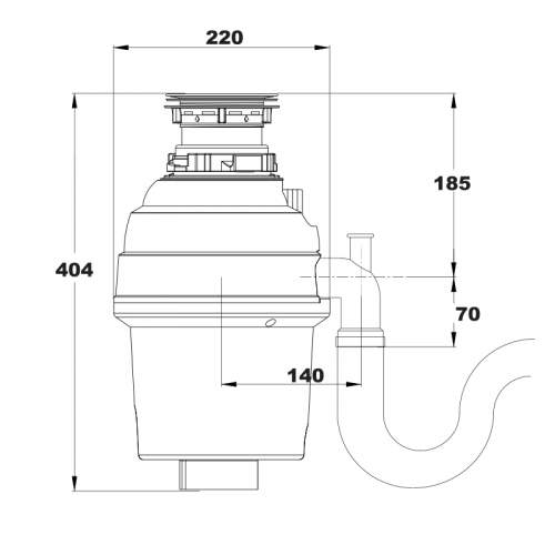 Reginox RD100i Waste Disposer