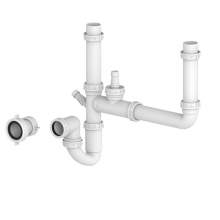 Bluci Double Bowl Plumbing Kit