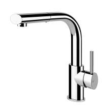Gessi Ovale Side Lever Mixer with Swivel Spout and Single Jet Handshower