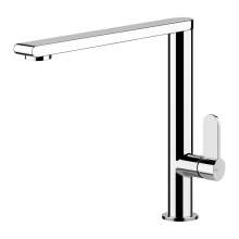 Gessi Helium Single Side Lever Mixer Tap with Flat Spout