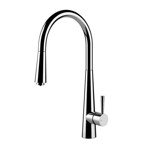 Gessi Just Single Lever Pull-Out Kitchen Tap with LED Light