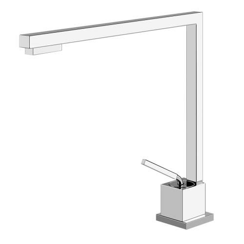 Gessi Quadro Kitchen Single Front Lever Monobloc Mixer Tap