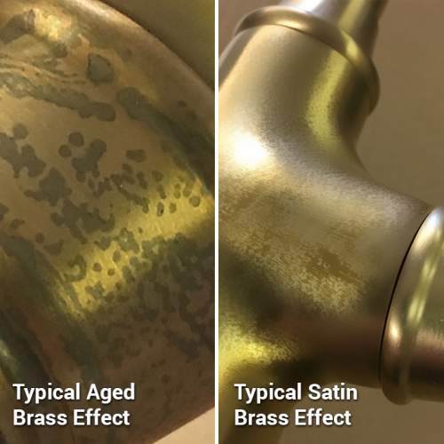 Perrin and Rowe Aged Brass Finish Detail