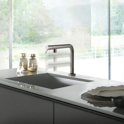 Gessi SU&GIU Sink Mixer with Retractible Spout