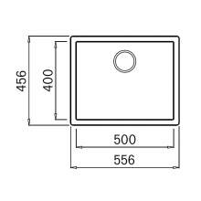 Reginox Zen 105 Large Single Bowl Granite Kitchen Sink
