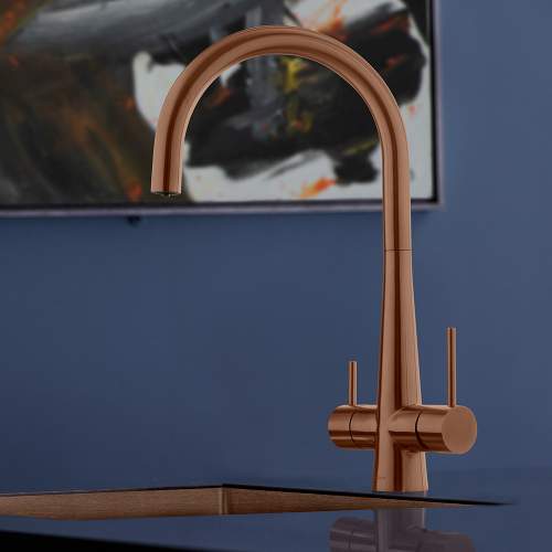 Caple Harlo Puriti Copper Water Filter Kitchen Tap