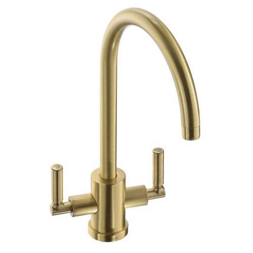 Abode ATLAS Cruciform Kitchen Tapin Brushed Brass