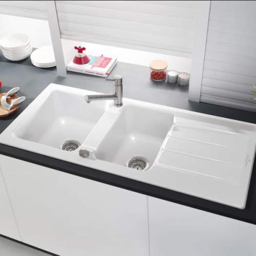 Villeroy & Boch Architectura 80 Classic Line 1.75 Bowl Ceramic Sink