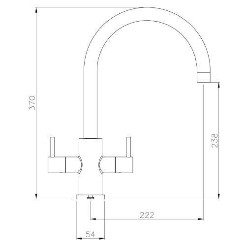 Abode NOVAR Monobloc Kitchen Tap