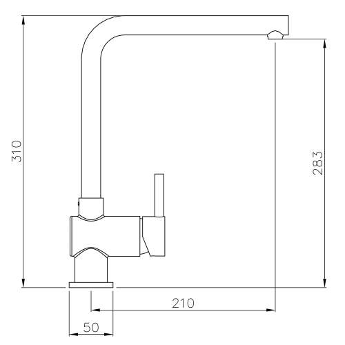 Abode QUALA Monobloc Tap