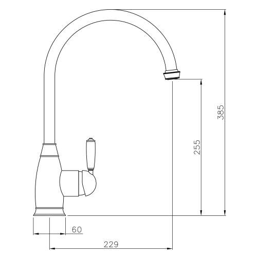 Abode ASTBURY Single Lever Mixer Tap