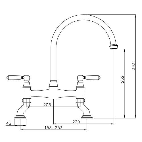 Abode ASTBURY Bridge Tap