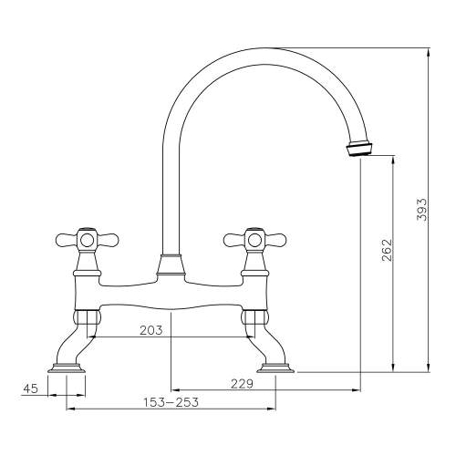 Abode LANGLEY Bridge Tap