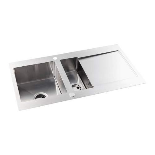 Abode Verve 1.5 Bowl Stainless Steel Kitchen Sink