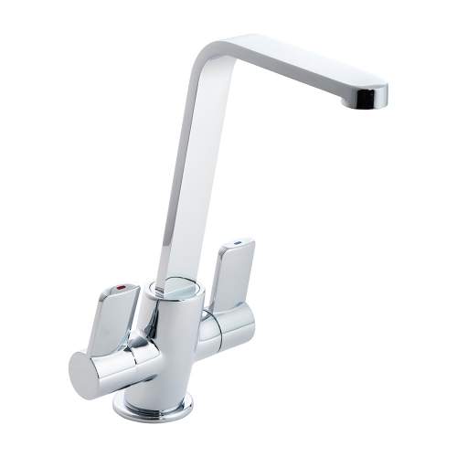 Reginox Alpina Twin Lever Kitchen Tap