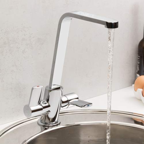 Reginox Alpina Twin Lever Kitchen Tap