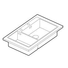 Franke Box Center BWX 220 54-27 Stainless Steel 1.5 Bowl Sink