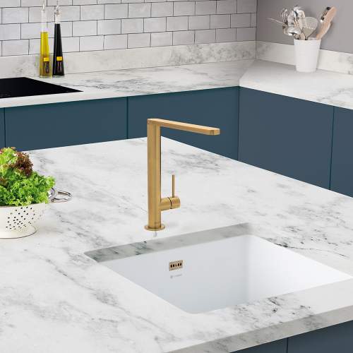 Caple KARNS Single Lever Kitchen Tap in Gold KAR/GD