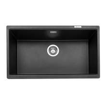 Caple Leesti 760 Large 1.0 Bowl Granite Kitchen Sink in Anthracite