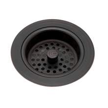 Caple 3.5" Blackened Copper Basket Strainer Waste & Overflow