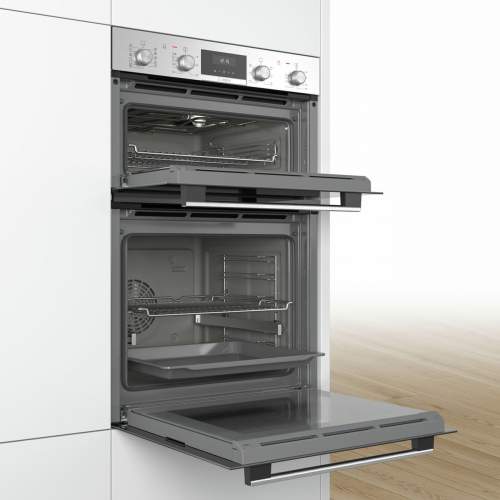 Bosch Serie 6 MBA5575S0B Stainless Steel Built-in Double Oven