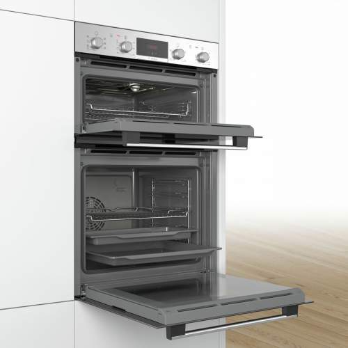 Bosch Serie 4 MBS533BS0B Stainless Steel Built-in Double Oven