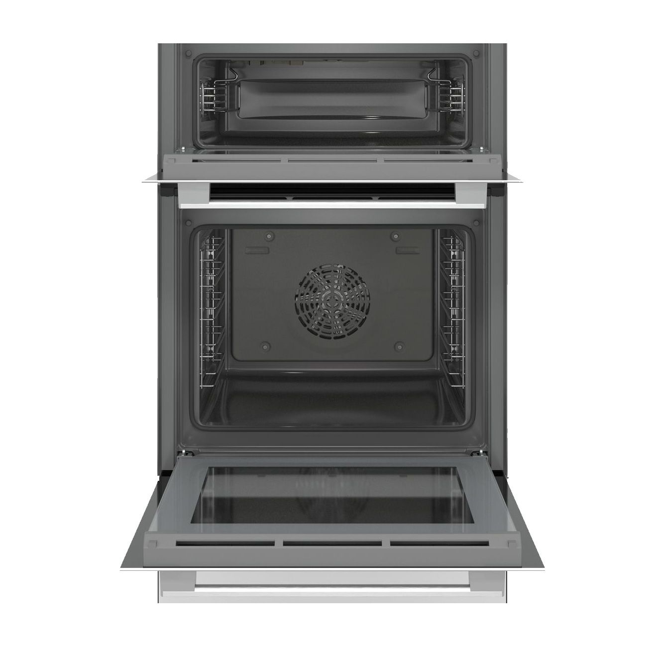 Bosch serie 4 discount double oven black