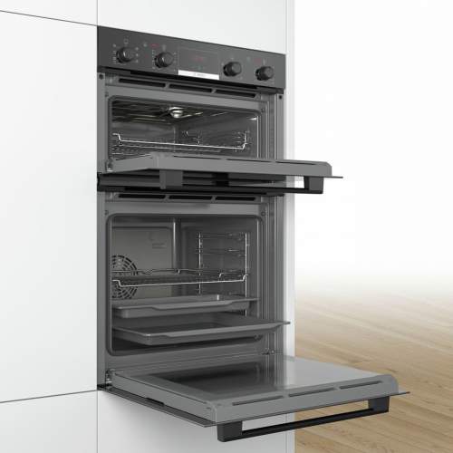 Bosch Serie 4 MBS533BB0B Black Built-in Double Oven