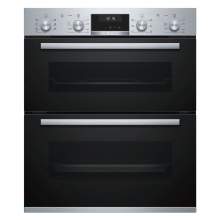 Bosch Serie 6 NBA5350S0B Stainless Steel Built-Under Compact Double Oven
