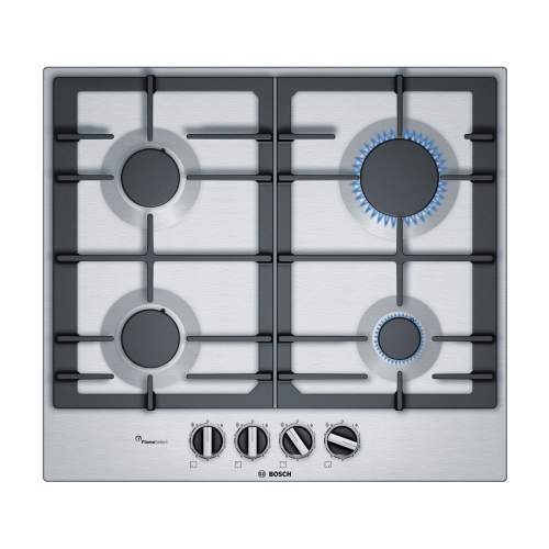 Bosch Serie 6 PCP6A5B90 60 cm Stainless Steel Gas Hob