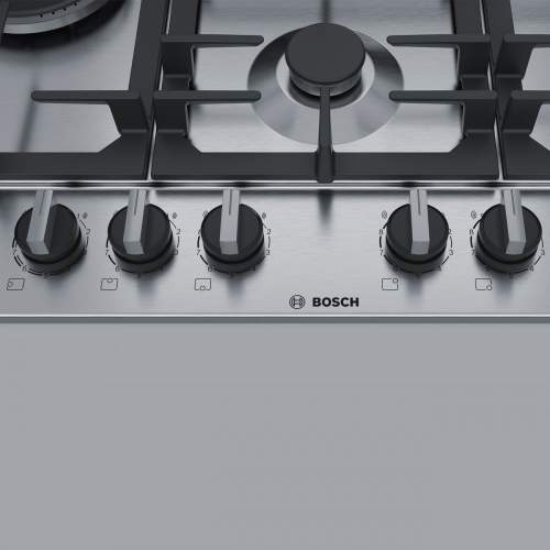 Bosch Serie 6 PCS7A5B90 75 cm Stainless Steel Gas Hob