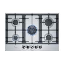 Bosch Serie 6 PCQ7A5B90 75 cm Stainless Steel Gas Hob