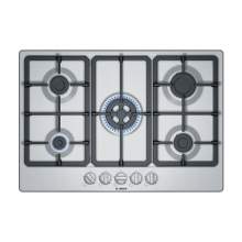 Bosch Serie 4 PGQ7B5B90 75 cm Stainless Steel Gas Hob