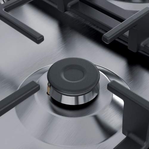 Bosch Serie 4 PGQ7B5B90 75 cm Stainless Steel Gas Hob