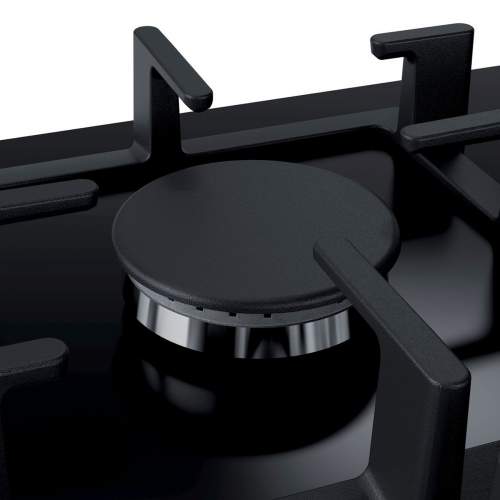 Bosch Serie 6 PPS9A6B90 90 cm Tempered Black Glass Gas Hob