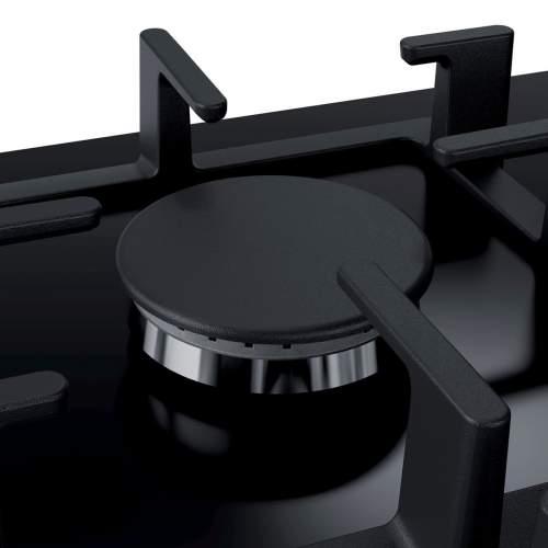 Bosch Serie 6 PPP6A6B90 60cm Tempered Black Glass Gas Hob