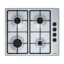 Bosch Serie 2 PBP6B5B60 60cm Stainless Steel Gas Hob