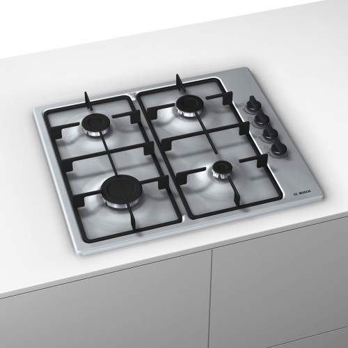 Bosch Serie 2 PBP6B5B60 60cm Stainless Steel Gas Hob