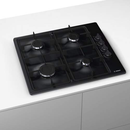 Bosch Serie 2 PBP6B5B60 60cm Black Gas Hob